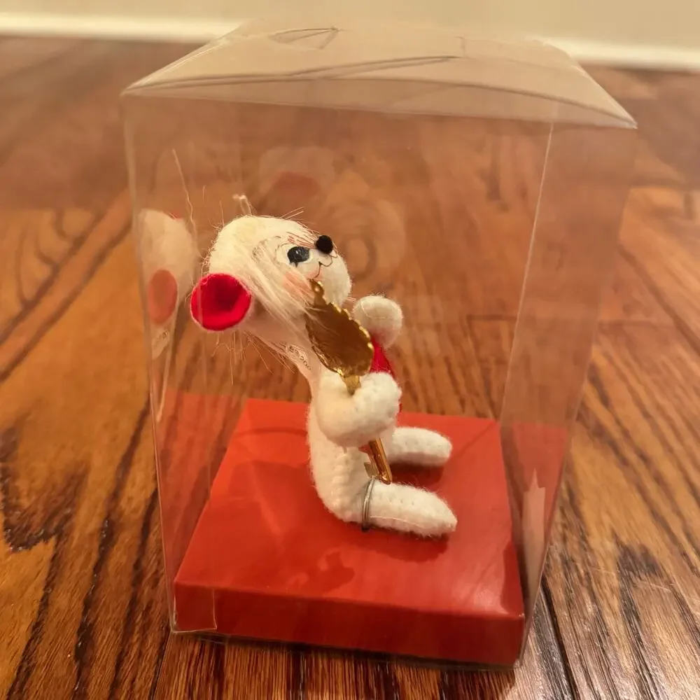 Valentine's Day Annalee Doll Mouse 2008 Key to My Heart in Box Anthropomorphic